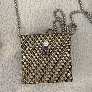 Metal box bag by Wendy Stevens